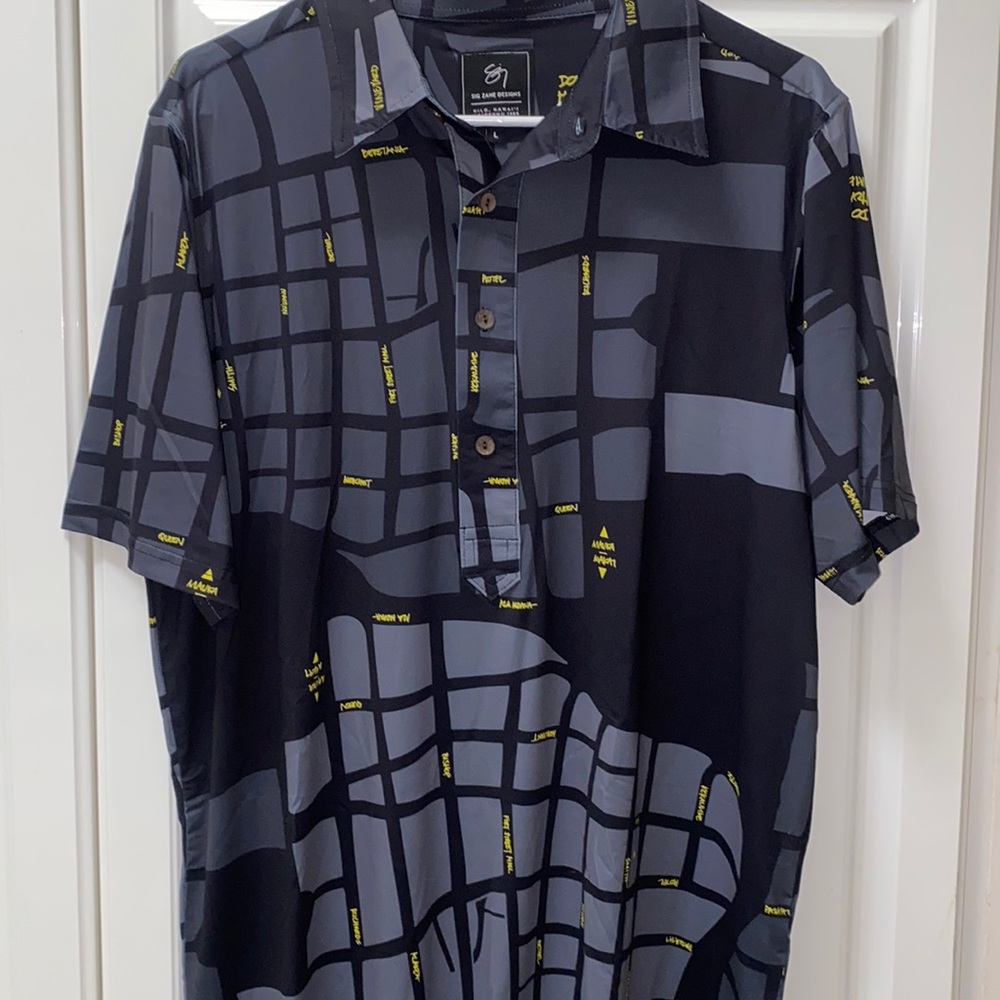 Sig Zane Downtown Honolulu Aloha Shirt